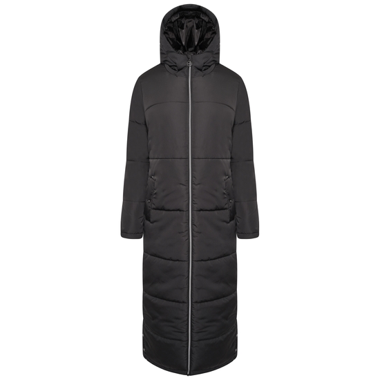 Reputable lange Jacke für Damen Schwarz