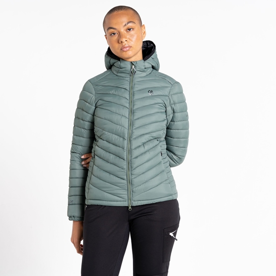 Damen Deter II leichte Steppjacke Grün