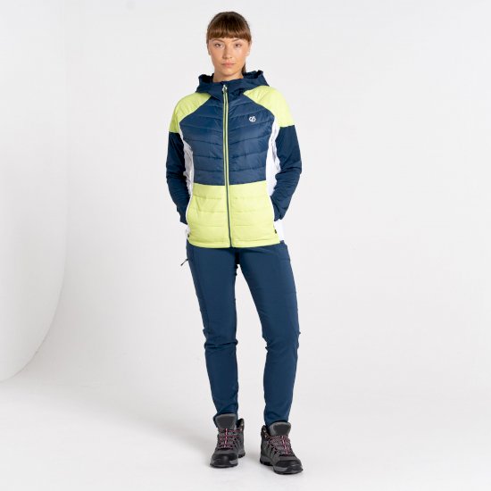 Damen Culmination Woll-Hybrid-Steppjacke Grün