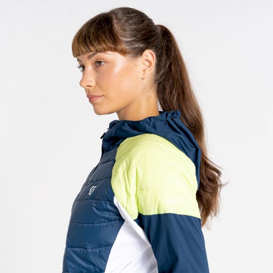Damen Culmination Woll-Hybrid-Steppjacke Grün