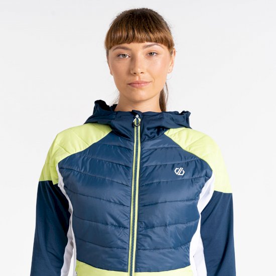 Damen Culmination Woll-Hybrid-Steppjacke Grün