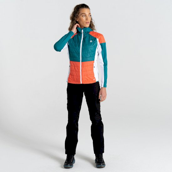 Damen Culmination Woll-Hybrid-Steppjacke Grün