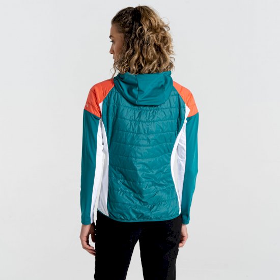 Damen Culmination Woll-Hybrid-Steppjacke Grün