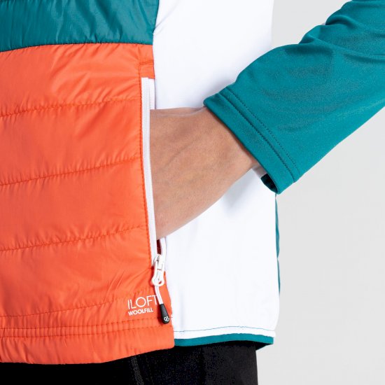 Damen Culmination Woll-Hybrid-Steppjacke Grün