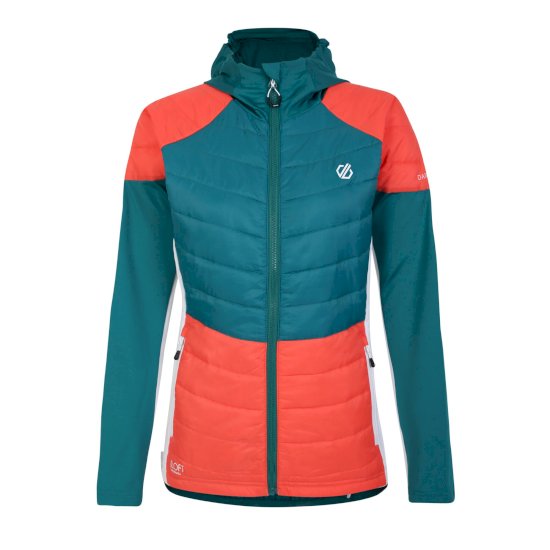 Damen Culmination Woll-Hybrid-Steppjacke Grün