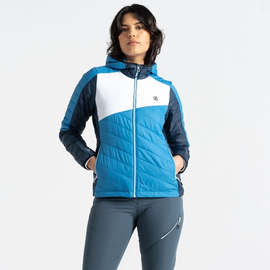 Damen Ascending wattierte Jacke Blau