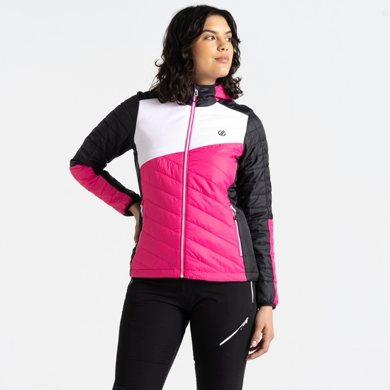 Damen Ascending wattierte Jacke Rosa