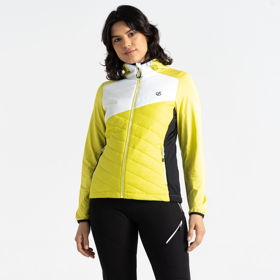Veste hybride Ascending pour femme  Jaune