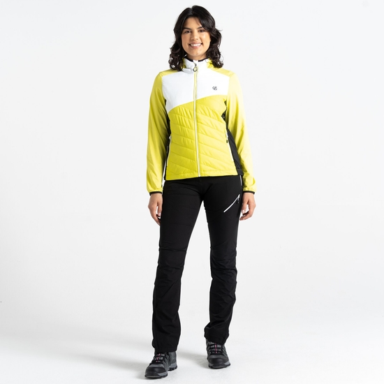 Veste hybride Ascending pour femme  Jaune