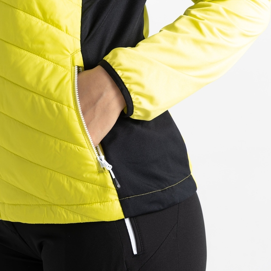 Veste hybride Ascending pour femme  Jaune