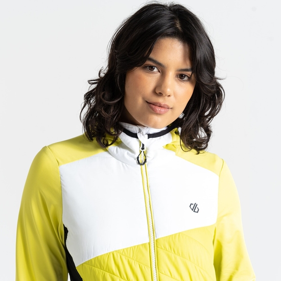 Veste hybride Ascending pour femme  Jaune