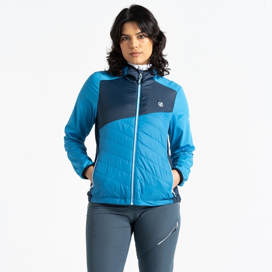 Damen Ascending Hybridjacke  Blau