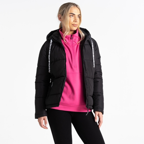 Society Femme Veste rembourrée Noir