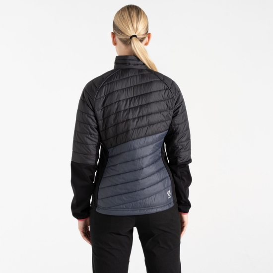 Women's Lexan Hybrid Jacket Black Ebony Grey