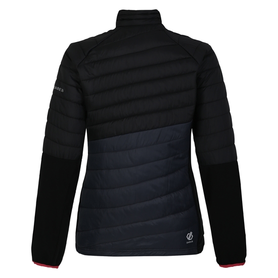 Women's Lexan Hybrid Jacket Black Ebony Grey