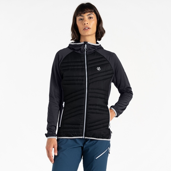 Women's Altimeter Hybrid Jacket Black Ebony Grey