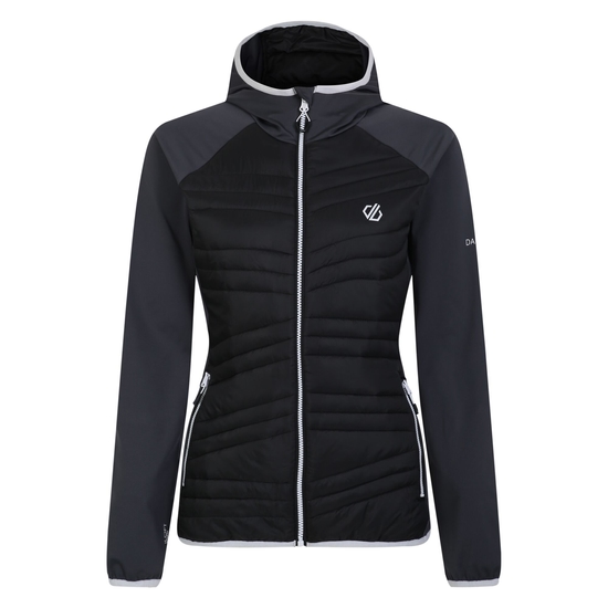 Women's Altimeter Hybrid Jacket Black Ebony Grey