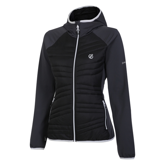 Women's Altimeter Hybrid Jacket Black Ebony Grey