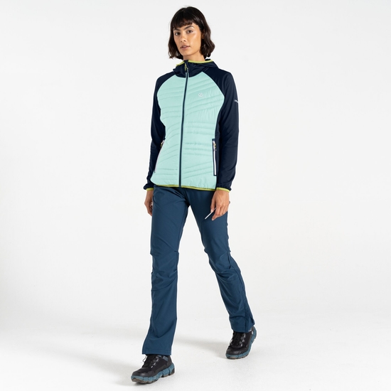 Women's Altimeter Hybrid Jacket Mint Green Moonlight Denim