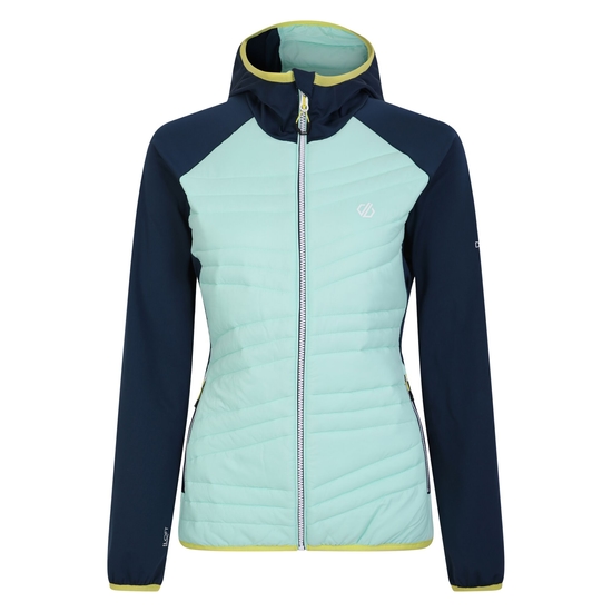 Women's Altimeter Hybrid Jacket Mint Green Moonlight Denim