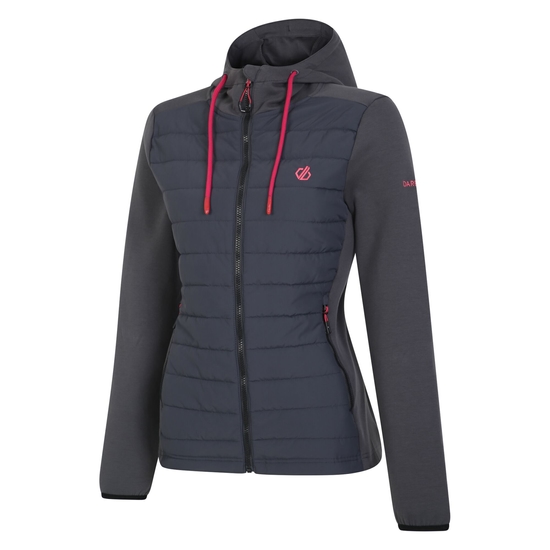 Women's Notion Hybrid Jacket Charcoal Grey Marl