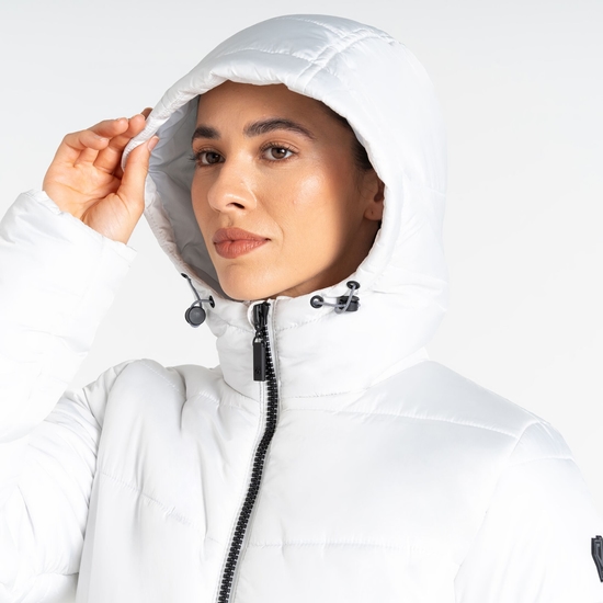 Women's Distinguish Baffled Jacket Cream