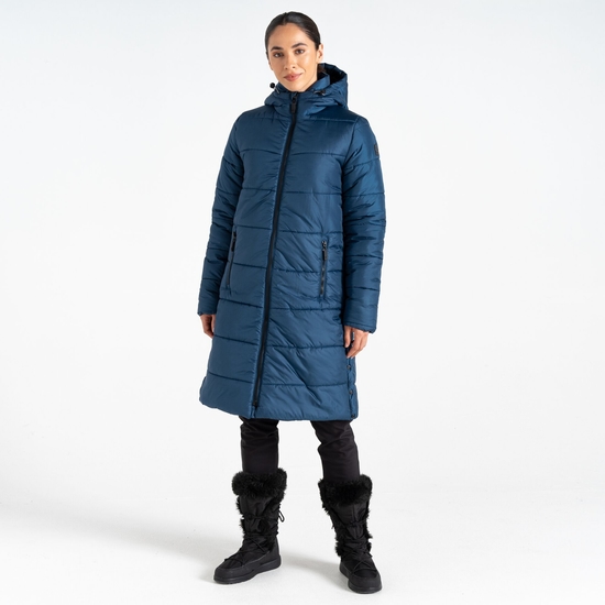 Women's Distinguish Baffled Jacket Moonlight Denim