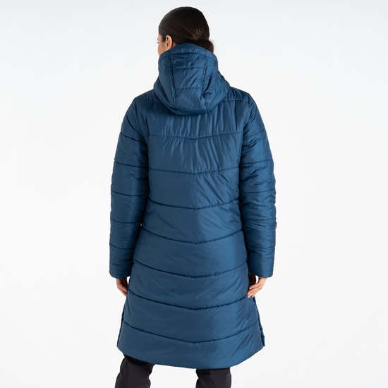 Women's Distinguish Baffled Jacket Moonlight Denim