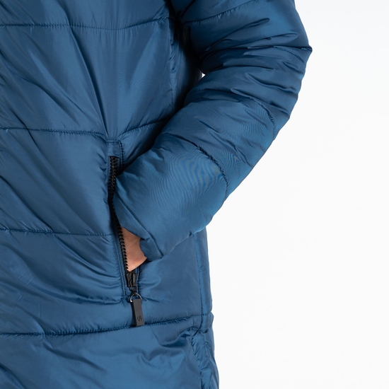 Women's Distinguish Baffled Jacket Moonlight Denim