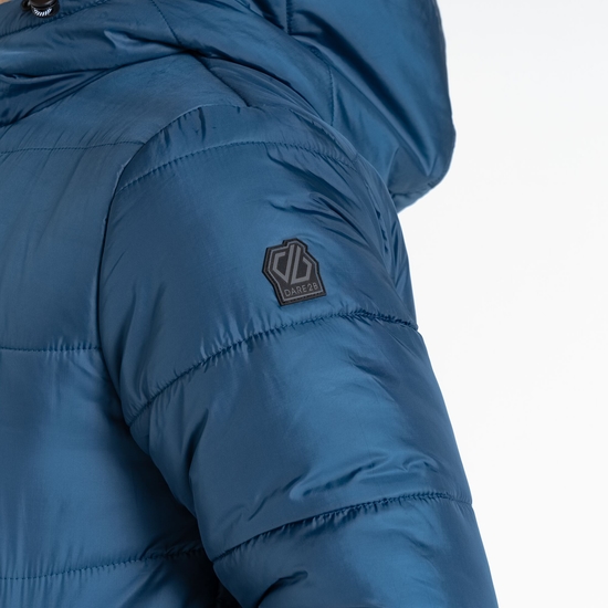 Women's Distinguish Baffled Jacket Moonlight Denim