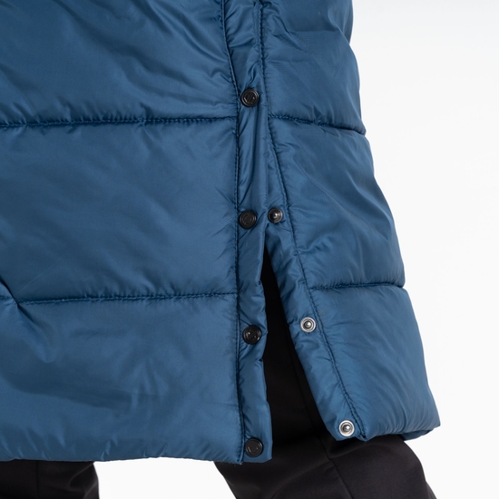 Women's Distinguish Baffled Jacket Moonlight Denim