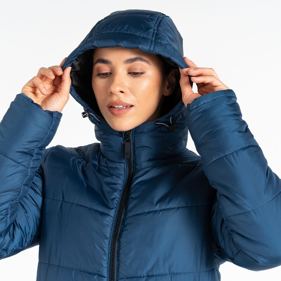 Women's Distinguish Baffled Jacket Moonlight Denim