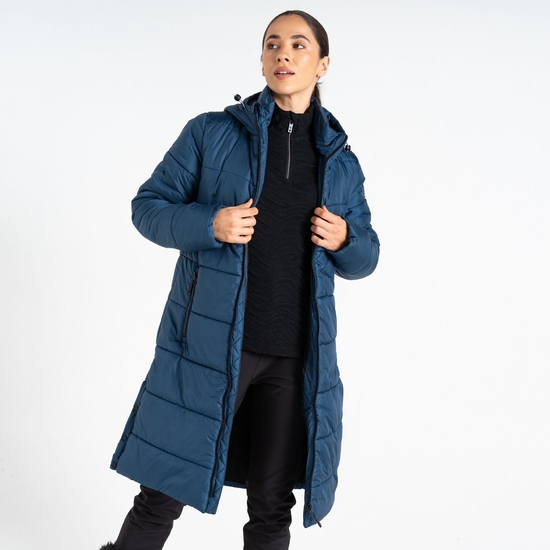 Women's Distinguish Baffled Jacket Moonlight Denim