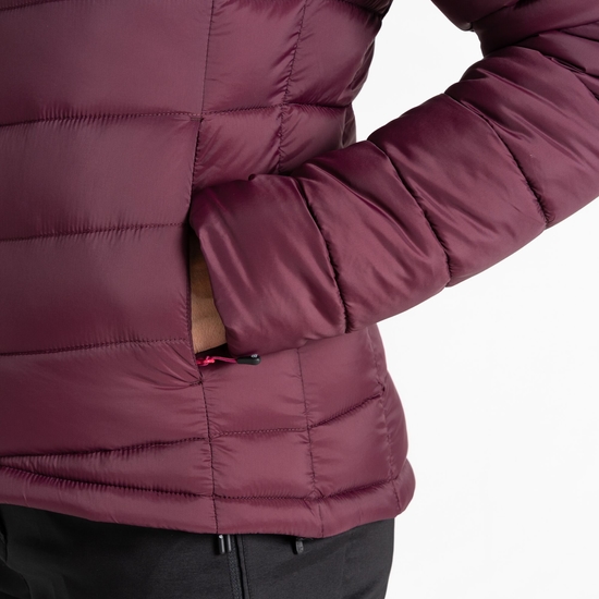 Women's Torrek Mountain Baffled Jacket Fig Purple