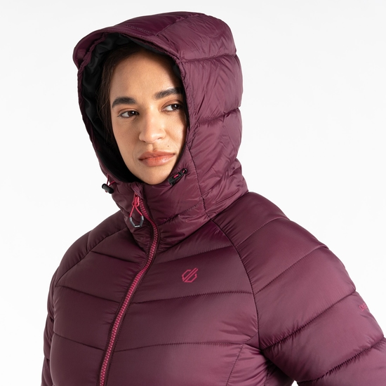 Women's Torrek Mountain Baffled Jacket Fig Purple