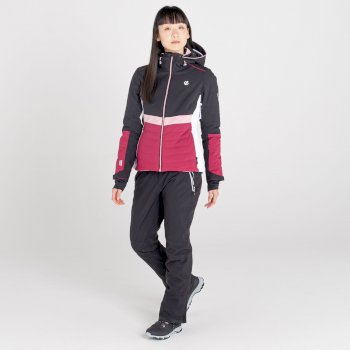 Women's Immersive Recycled Ski Jacket Black Beetroot