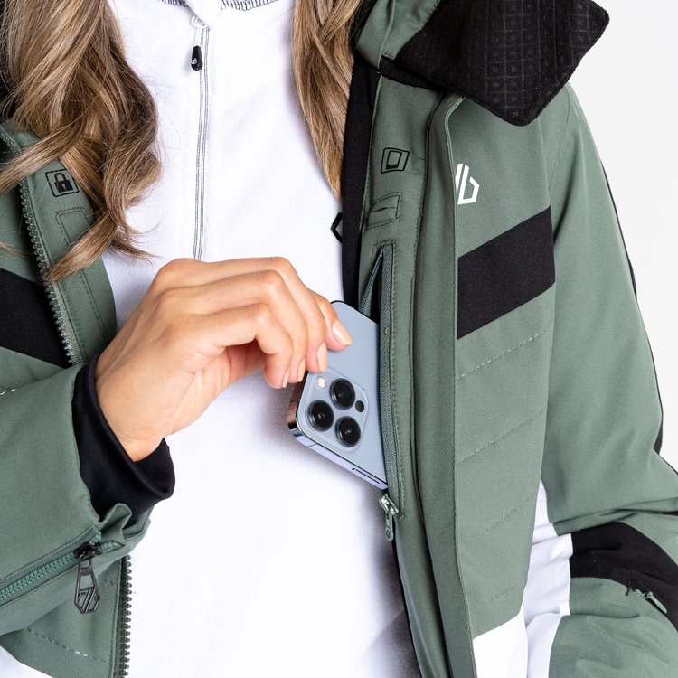 Women s Provenance II Waterproof Ski Jacket Duck Green