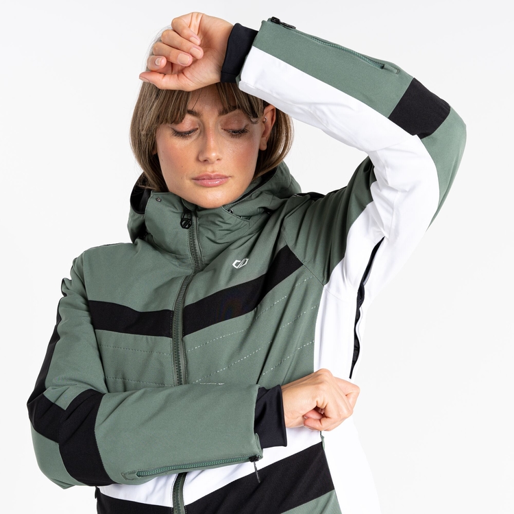 Women s Provenance II Waterproof Ski Jacket Duck Green