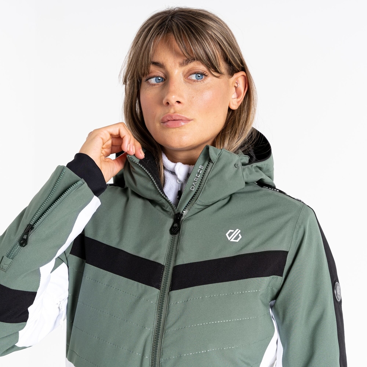Women s Provenance II Waterproof Ski Jacket Duck Green