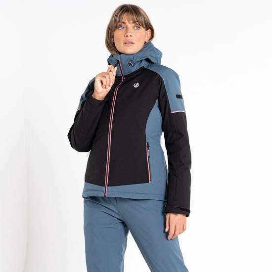 Women's Enliven Ski Jacket Black Orion Grey