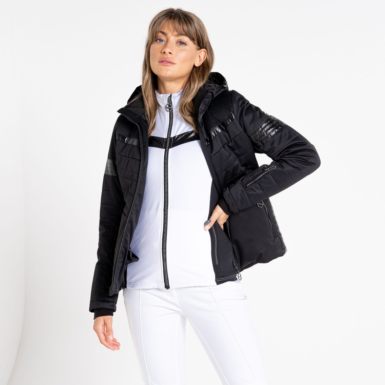 Veste de ski matelassee de luxe Femme DYNAMICAL Noir Dare2B FR
