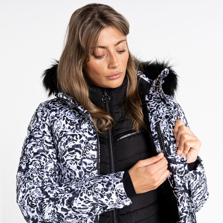 Leopard print ski jacket ladies outlet