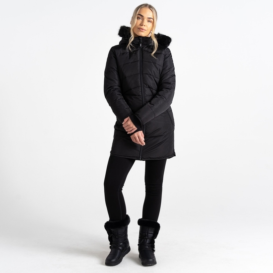 Women's Striking III Mid Length Padded Jacket Black