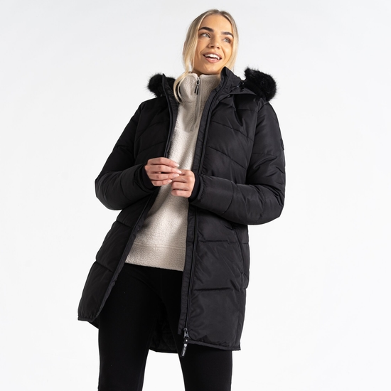 Women's Striking III Mid Length Padded Jacket Black
