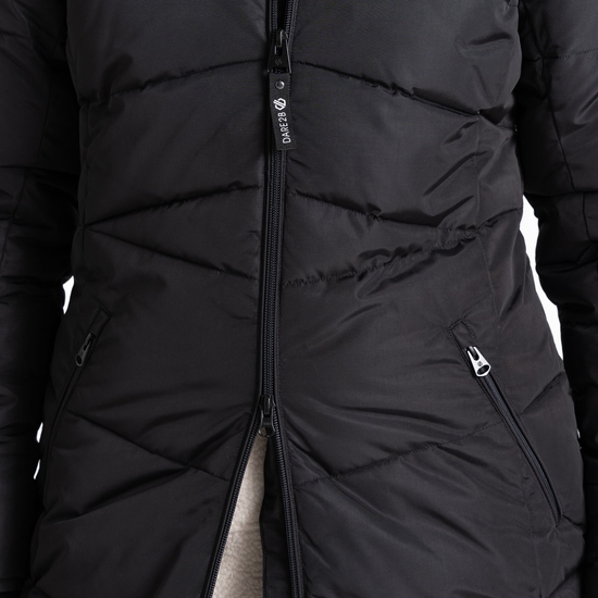Women's Striking III Mid Length Padded Jacket Black