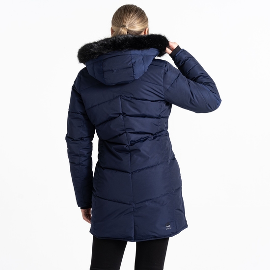 Women's Striking III Mid Length Padded Jacket Peacoat 