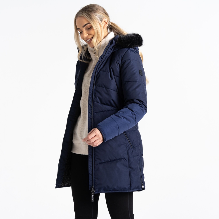 Women s Striking III Mid Length Padded Jacket Peacoat