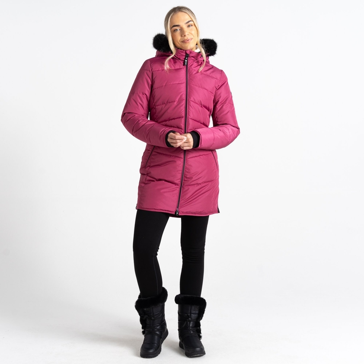 Dare 2b - Women's Striking III Mid Length Padded Jacket Pink