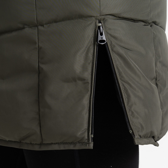Women's Striking III Mid Length Padded Jacket Green Lichen