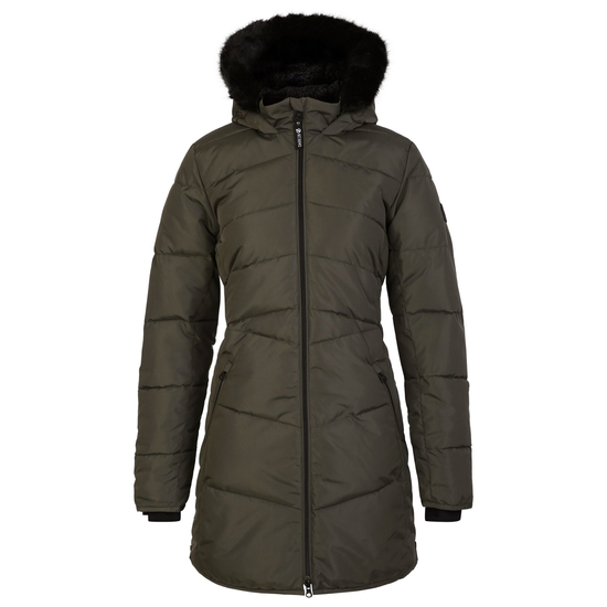 Women's Striking III Mid Length Padded Jacket Green Lichen